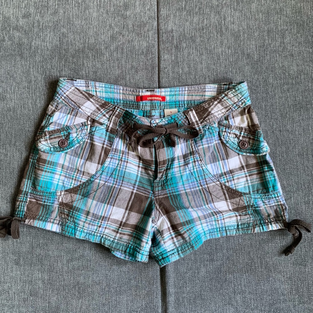 Plaid shorts